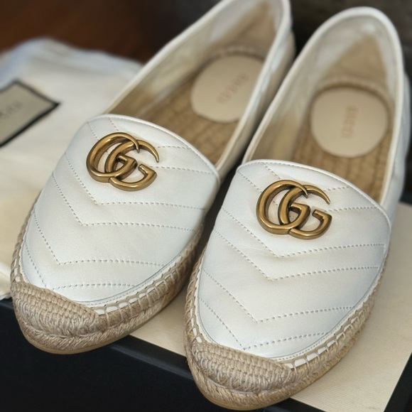 Gucci Espadrille white double G Shoes - Picture 3 of 10